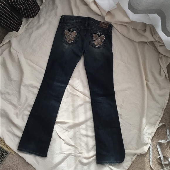 Guess - Dark Wash Embellished Denim - Picture 2 of 5